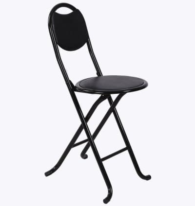 Chaise de prière pliante métallique