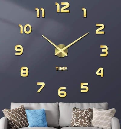 Horloge murale 3 D