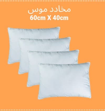 Oreillers En Mousse : 60x40cm