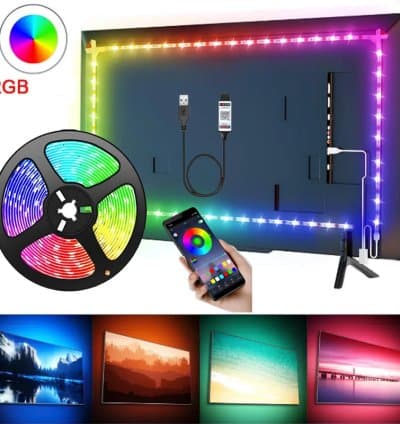 Ruban LED 10M USB RGB Avec Télécommande – Décoration Chambre Et Maison