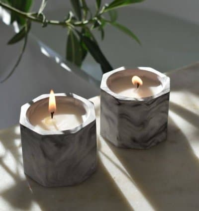 Lot de 2 bougies