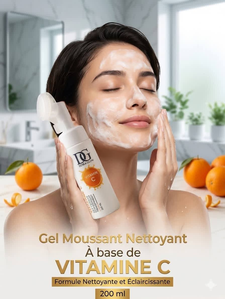 Gel nettoyant moussant