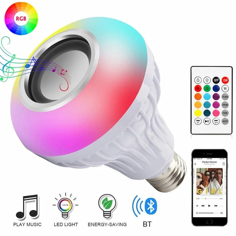 Lampe musicale bluetooth LED 12W
